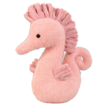 Pl&uuml;&uuml;&scaron;ist m&auml;nguasi merihobune, 25 cm, roosa