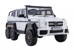 Elektriauto lastele Mercedes G63 6x4 24V, valge
