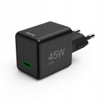 Hama Supermini Gan 45w Usb-c laadija, must