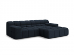 L-kujuline pehme nurgadiivan Micadoni Home Hawaii, Royal Blue