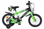 Laste jalgratas Volare Sportivo, 14", roheline/must
