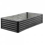 T&otilde;stetud peenrakast, 180x90x40 cm, hall, metallist istutuskast