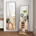 T&auml;ispikk peegel 164 x 54 cm - riputatav v&otilde;i p&uuml;sti seistes - must