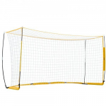 Jalgpalliv&auml;rav, 366x183 cm, kollane, terasest ja klaaskiust konstruktsioon