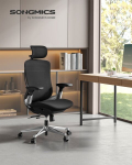 Kontoritool 70x70x125cm., hall/must