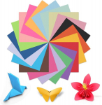 Kahepoolne origamipaber Moinkerin 20 v&auml;rvi 15x15 cm 300 lehte