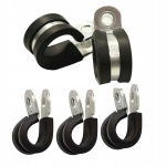 Klambrid kummitihendiga 6 mm, 5 tk.