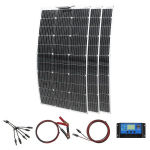 300 W painduv p&auml;ikesemoodul koos 30 A 12/24 V laadimiskontrolleriga