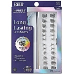 Kunst-ripsmetutikud KISS ImPRESS 02, kauap&uuml;sivad pealevajutatavad, ilma liimita, kohandatava vol&uuml;&uuml;miga