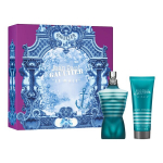 Komplekt Jean Paul Gaultier: Le Male, Eau de Toilette, meestele, 75 ml + Le Male, puhastav du&scaron;igeel, k&otilde;ikidele nahat&uuml;&uuml;pidele, 75 ml