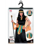 "EGIPTUSE KUNINGANNA" (kleit, loori ja k&auml;tistega krae, v&ouml;&ouml;, peakate)