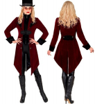 "BURGUNDY SAMETTGOOTI MANTEL"