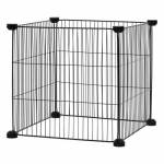 Taimede kaitsev&otilde;rk, 39x39x36.5 cm, must, metallv&otilde;rk