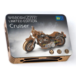 3D puidust pusle, Cruiser V-Twin Limited Edition, 168 t&uuml;kki, woodencity, LE-002