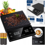 K&ouml;&ouml;gikaal Elektrooniline t&auml;ppisk&ouml;&ouml;gikaal, kuni 3 kg, t&auml;psus 0,1 g, LCD-ekraan, taimer, patareidega, Elektroninės tikslios virtuvinės svarstyklės, iki 3 kg, 0,1 g tikslumas, LCD ekranas, laikmatis, su baterijomis