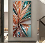 5D teemantmosaiik, 50 x 100 cm, ilma raamita.
