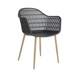 Aiatool Patio Igor must plastist praktilise disainiga