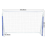 Jalgpalliv&auml;rav 243,84 x 152,4 x 91,44 cm v&otilde;rgu ja kotiga
