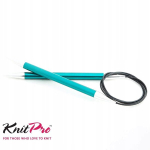 Metallvardad Knitpro Zing 150cm, 8mm, niidiga