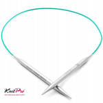 Knitpro 40cm metallvardad, 5,00mm, niidiga