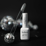 Kabos Gelike 044 Starlight Silver, 8ml &ndash; professionaalne h&uuml;briidlakk, h&otilde;bedane t&auml;hes&auml;ra
