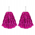 Roosad "cheerleader" pom-pomid, 2 tk.