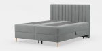 Voodi B-Line Pilate 160 &times; 200 cm pesukastidega, kangas Adel 08, tumehall