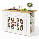 Kaasaskantav k&ouml;&ouml;gisaar kokkupandava laua, USB vahelduvvoolu pistikupesade ja ratastega 120 cm 1 tk