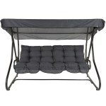 Kiige padjakomplekt PATIO Parma/Milano H024-07PB hall pol&uuml;ester, paks vaht, 170 cm