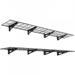 Seinale Paigaldatav Garaaziriiul 305x1828 mm Must Teras Ladustamine