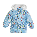 Huppa Laste talvejope CUTTY, blue atoll pattern, 98