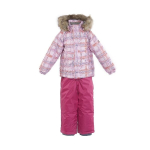 Huppa Laste komplekt WINTER, light pink pattern/ fuchsia