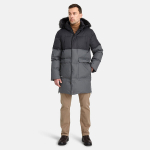 Huppa Meeste talvemantel SIGMUND, gray/ dark gray