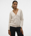 Vero Moda Naiste Kardigan 10320456*02, valge 5715607964956