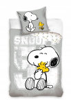Laste voodipesukomplekt 140x200 koos Snoopyga