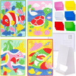 Laste mosaiigikomplekt: kleepvaht, 4 &scaron;ablooni, 1060 t&uuml;kki