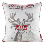 J&otilde;ulu dekoratiivne padjakate 45x45 cm, hirvedega