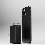 Akupank 10,000 mAh power bank with Power Delivery technology Black