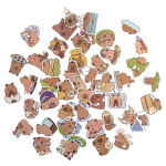 50 tk. Kap&uuml;bara kleebiste komplekt kawaii kaunistamiseks