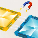 Magnetilised 3D ehitusklotsid &bdquo;Politseijaoskond&rdquo; 42 tk. WOOPIE