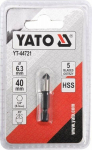 Yato metallist otsafrees 6,3 mm kuuskant