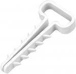 Valged s&uuml;vistatavad kaablihoidikud Ydyp 4x2,5 (100 tk.)