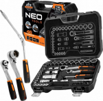 Neo 46 tk. pistikupesade komplekt 1/4" + 3/8"