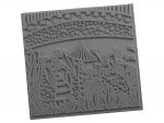Cernit pol&uuml;meeri tekstuurplaat - loodus 90x90 mm