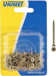 Tsingitud puidukruvi 5,0x80mm, 15 tk.