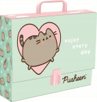 Joonistuste kohver Pusheen k&auml;epidemega, 9cm, piparm&uuml;ndiv&auml;rvi