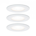 Paulmann Nova Basic Led s&uuml;vistatavad valgustid, 3 tk.