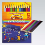 Jumbo pliiatsikriidid 12 v&auml;rvi - Titanum
