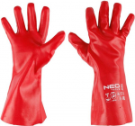 Pikad Pvc-kattega t&ouml;&ouml;kindad, suurus 10