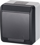 Kopp Ip44 pesa kaanega, 16a, 250v, hall